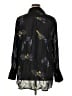 Saint + Sofia 100% Viscose Print Black Long Sleeve Blouse Size 16 - photo 2
