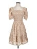 Mine Hearts Tan Casual Dress Size S - photo 1