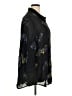 Saint + Sofia 100% Viscose Print Black Long Sleeve Blouse Size 16 - photo 4