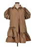 J.ING 100% Polyester Brown Casual Dress Size S - photo 1