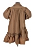 J.ING 100% Polyester Brown Casual Dress Size S - photo 2