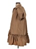 J.ING 100% Polyester Brown Casual Dress Size S - photo 5