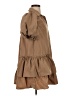 J.ING 100% Polyester Brown Casual Dress Size S - photo 4