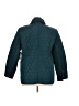 Chico's 100% Polyester Argyle Teal Coat Size XL (3) - photo 2