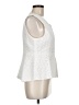 BCBGMAXAZRIA Ivory Sleeveless Blouse Size M - photo 4