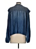 Cloth & Stone 100% Lyocell Solid Blue Long Sleeve Blouse Size S - photo 2