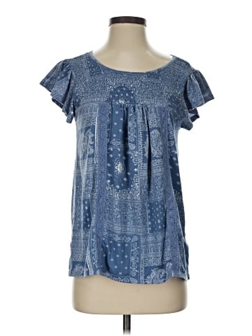Absolutely Famous Short Sleeve Blouse (view 1)