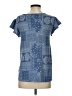 Absolutely Famous Blue Short Sleeve Blouse Size S - photo 2