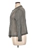 Cachet Metallic Gray Long Sleeve Blouse Size 16 - photo 5