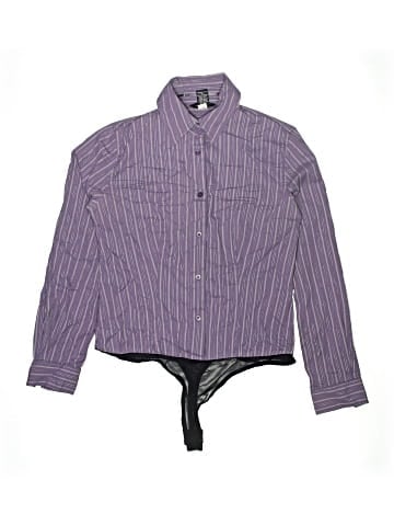 Moda International Long Sleeve Button-Down Shirt (view 1)