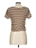 Shein Brown Short Sleeve Top Size L - photo 2
