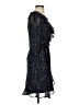 DKNY 100% Polyester Polka Dots Black Cocktail Dress Size 2 - photo 4
