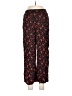 Carole Little Floral Red Casual Pants Size 8 Petite - photo 1