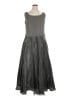 Cachet Solid Gray Casual Dress Size 16W - photo 1