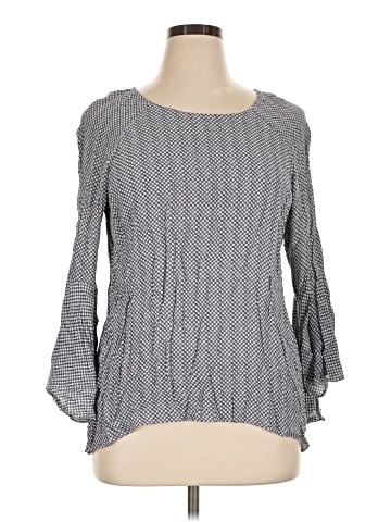 LC Lauren Conrad 3/4 Sleeve Blouse (view 1)