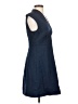 Halston Heritage 100% Polyester Solid Blue Cocktail Dress Size 4 - photo 4