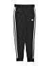 Adidas 100% Polyester Black Track Pants Size 14 - photo 1