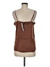 Amour Vert 100% Recycled Polyester Solid Brown Tank Top Size M - photo 2