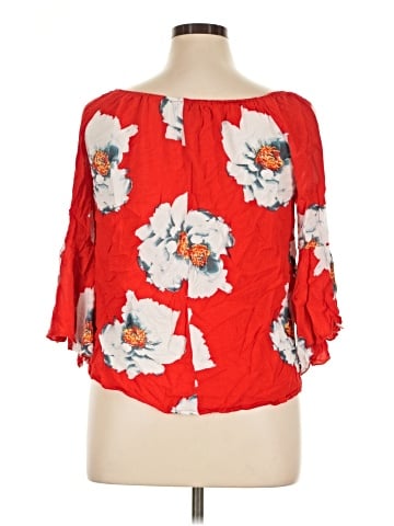 Unique Spectrum 3/4 Sleeve Blouse (view 2)