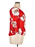 Unique Spectrum Red 3/4 Sleeve Blouse Size XL - photo 4