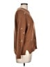 Tea n Rose 100% Polyester Stars Brown Pullover Sweater Size L - photo 4