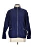 Zenergy by Chico's 100% Polyester Solid Blue Track Jacket Size Lg (2) - photo 1