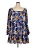 BCBGeneration 100% Polyester Paisley Blue Casual Dress Size 14 - photo 1