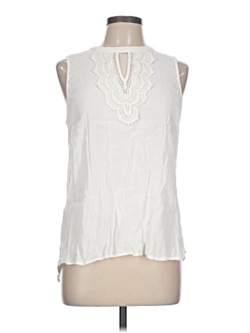 Pale Sky Sleeveless Blouse (view 1)
