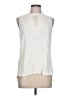 Pale Sky 100% Rayon Ivory Sleeveless Blouse Size L - photo 1