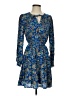 Daniel Rainn 100% Rayon Paisley Blue Casual Dress Size XS - photo 1