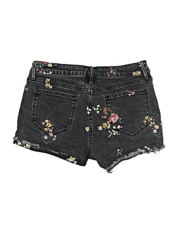 Aqua Denim Shorts (view 2)