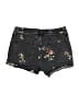 Aqua Floral Black Denim Shorts Size 27 waist - photo 2