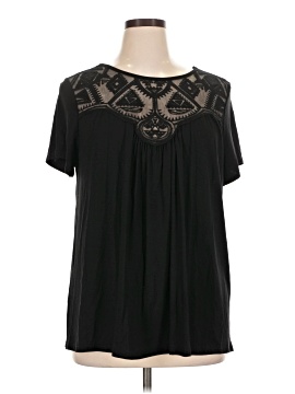 Green Envelope Short Sleeve Blouse
