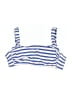 Xhilaration Stripes Blue Swimsuit Top Size Sm - Lg - photo 1