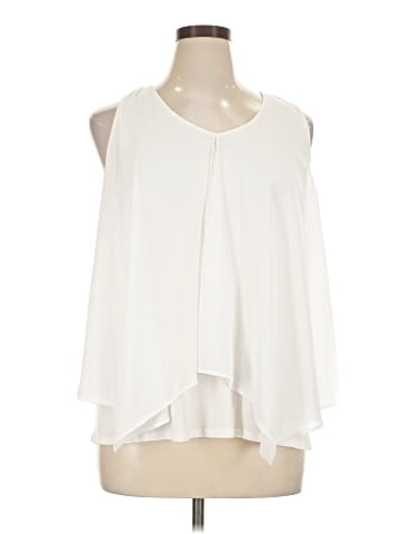 Green Envelope Sleeveless Blouse (view 1)