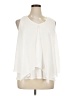 Green Envelope Ivory Sleeveless Blouse Size 1X - photo 1