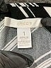 Chico's Graphic Silver Black Formal Skirt Size Med (1) - photo 4