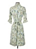 J. McLaughlin Print Blue Casual Dress Size XS - photo 2