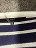 Tart Stripes Blue Pullover Sweater Size S - photo 7