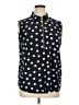 Anne Klein Polka Dots Black Sleeveless Blouse Size 1X - photo 1