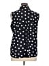 Anne Klein Polka Dots Black Sleeveless Blouse Size 1X - photo 2