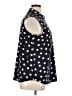 Anne Klein Polka Dots Black Sleeveless Blouse Size 1X - photo 4