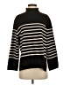 H&M Stripes Black Turtleneck Sweater Size S - photo 1