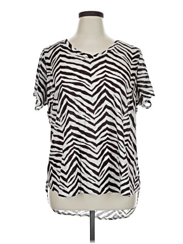 Tahari Short Sleeve Blouse (view 1)