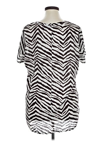 Tahari Short Sleeve Blouse (view 2)