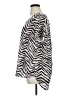Tahari 100% Linen Animal Print Silver Short Sleeve Blouse Size 1X - photo 5