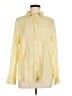 H&M Yellow Long Sleeve Button-Down Shirt Size M - photo 1
