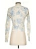 Sincerely Jules Floral Blue Turtleneck Sweater Size XS - photo 2