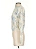 Sincerely Jules Floral Blue Turtleneck Sweater Size XS - photo 5