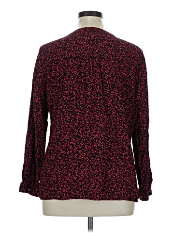 Christopher & Banks Long Sleeve Blouse (view 2)